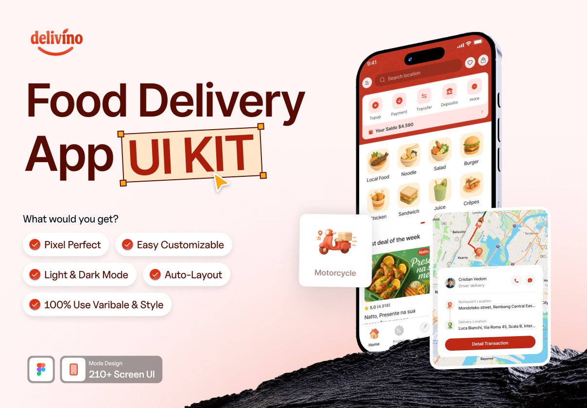 Delivino - Food Delivery Kit