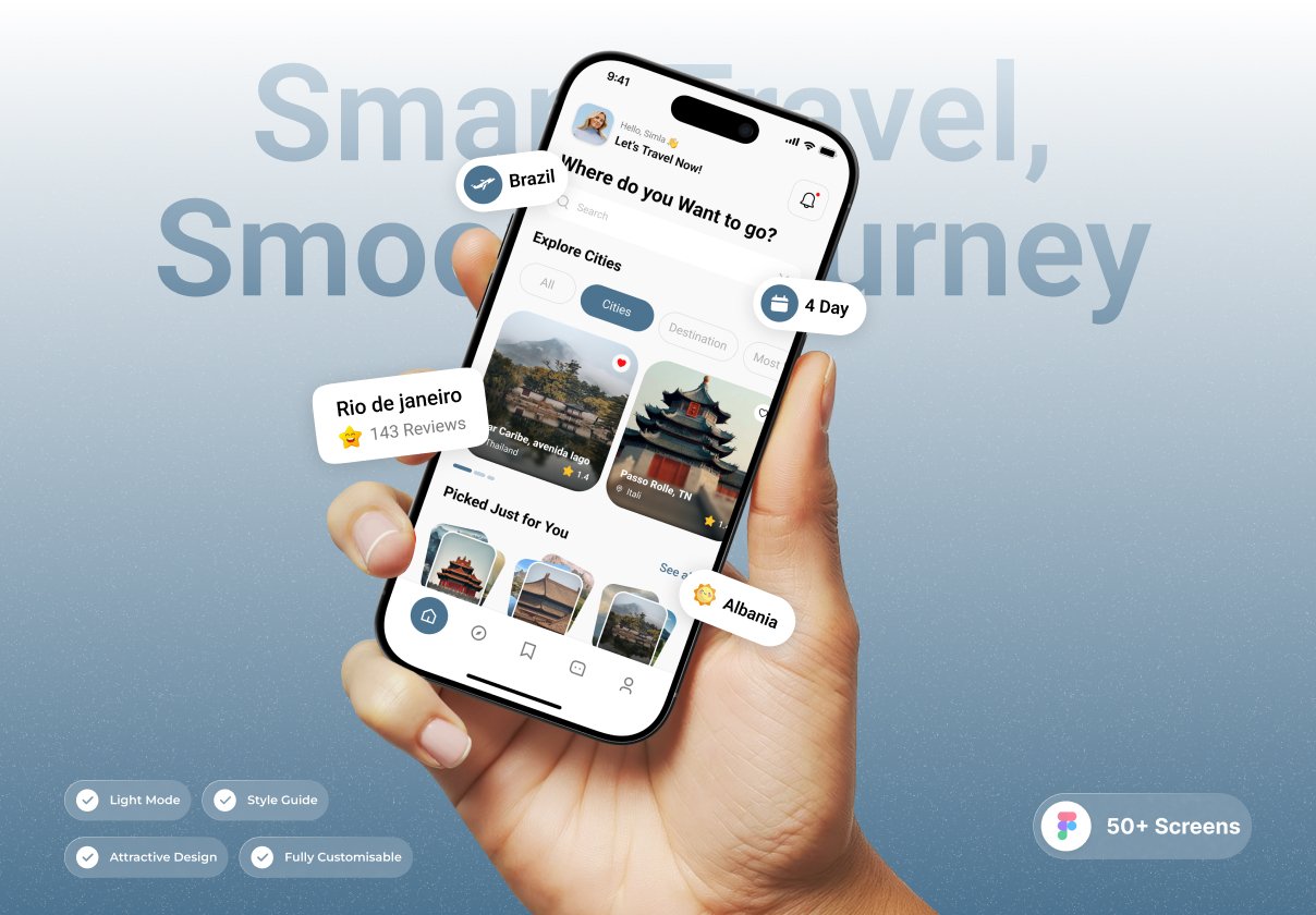 Trekken | Modern Travel App UI Kit