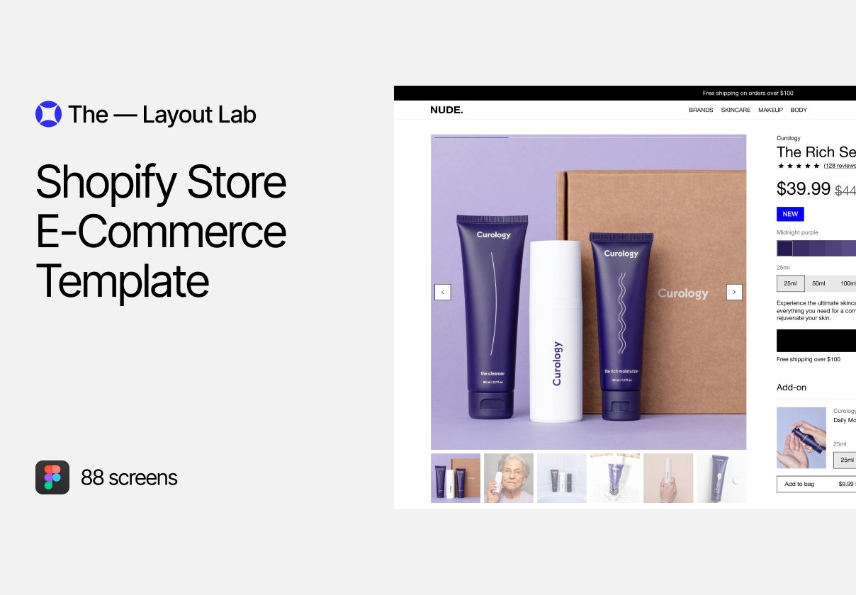 Shopify Store E-Commerce Template