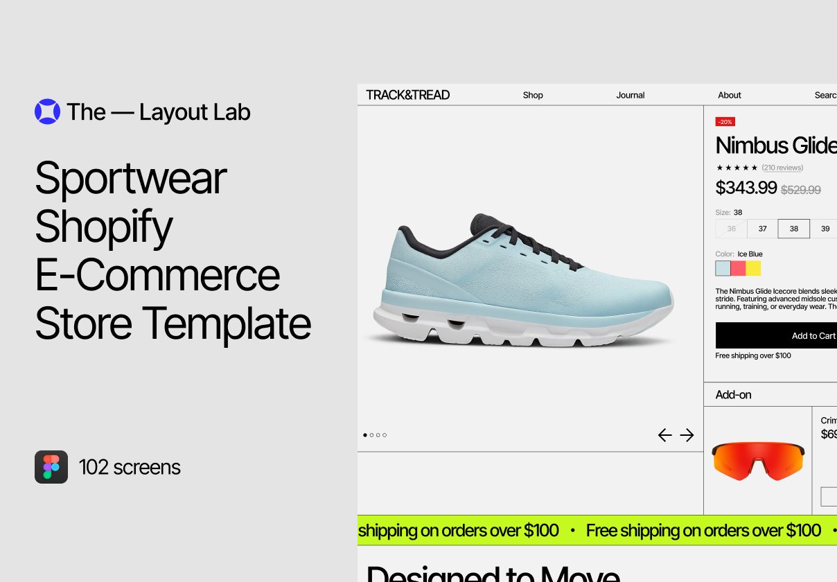 Sportwear Shopify E-Commerce Store Template