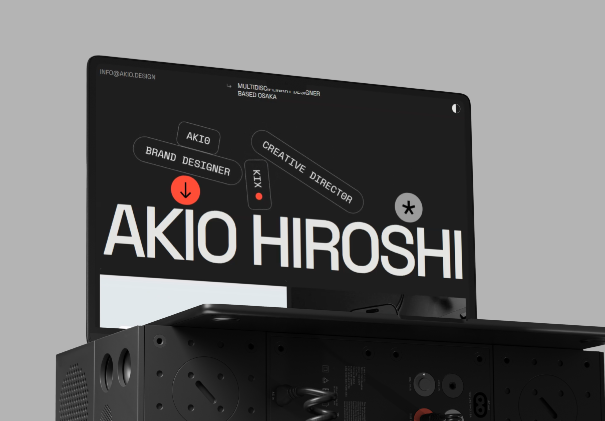 Akio, Framer Portfolio Template - Portfolio design asset by ui8