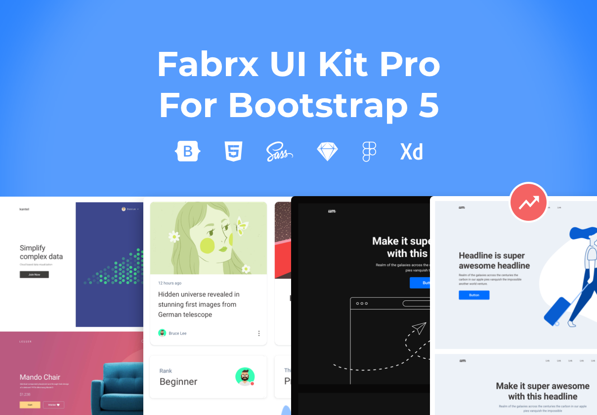Fabrx UI Kit Pro for Bootstrap 5