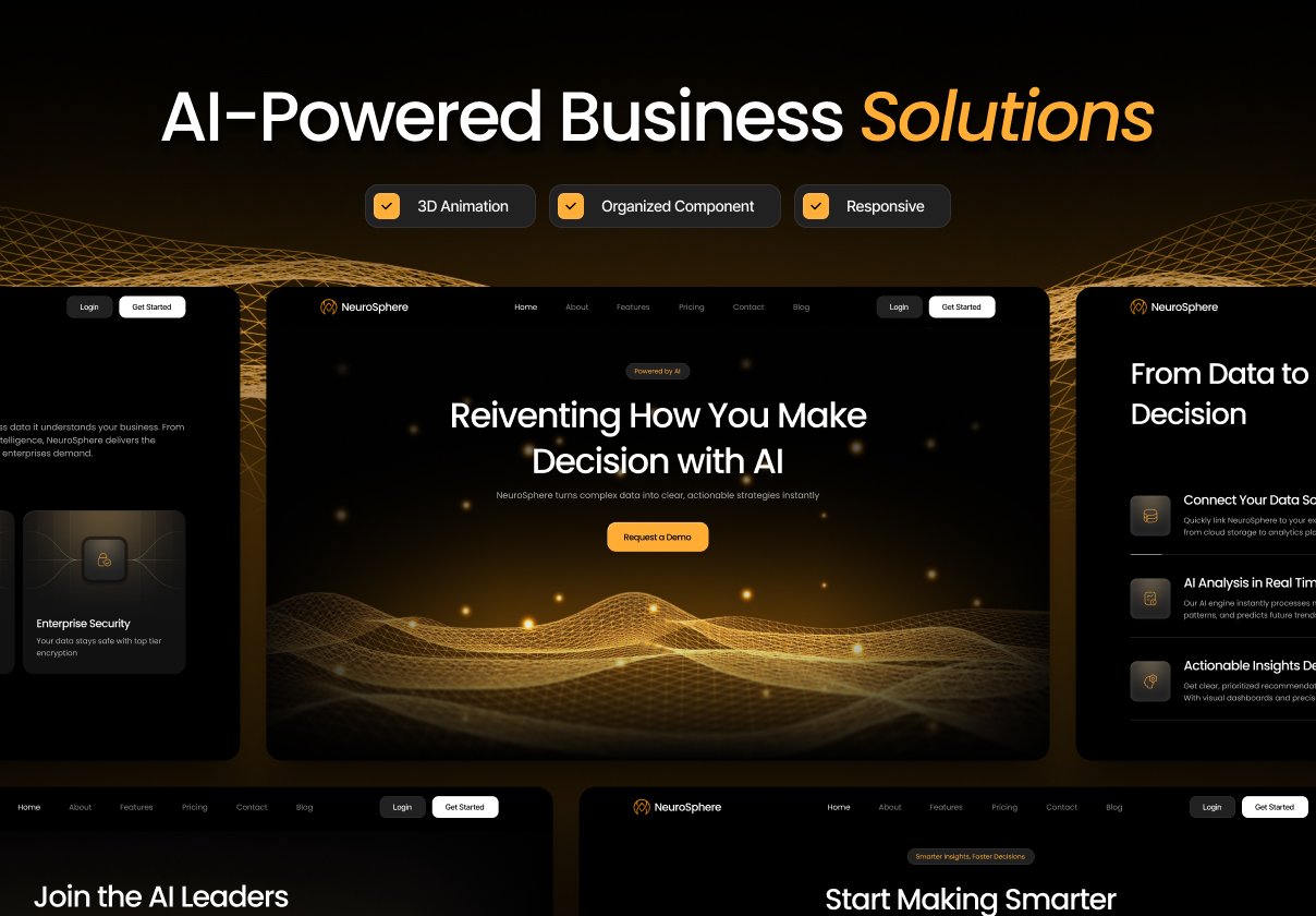 NeuroSphere - AI Business website