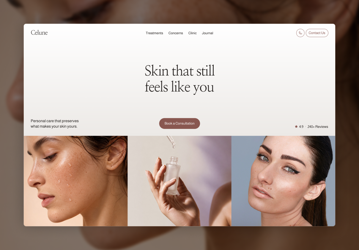 Celune – Skin Clinic - Uncategorized design asset by ui8